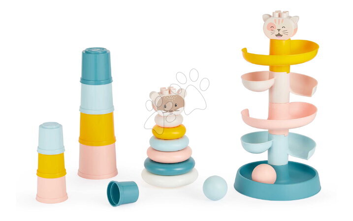 Rozwój zmysłów i motoryki - Zestaw edukacyjny w wieży 3w1 BB Abrick Écoiffier