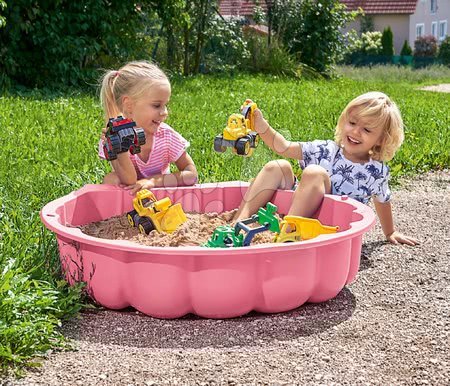 Sandkästen für Kinder - Sandgrube Muschel Watershell Pink BIG_1