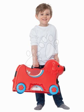 Odrážedla od 18 měsíců - Odrážedlo kufr na kolečkách Pes Bobby BIG - 3