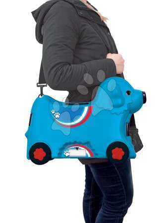Odrážedla od 18 měsíců - Odrážedlo kufr na kolečkách Pes Bobby BIG - 8