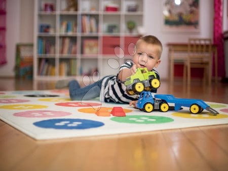Teherautók - Autószállító terepjáró autóval BIG - 3