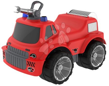 Vozíme se venku - Hasičské auto se sedadlem Maxi Firetruck Power Worker BIG