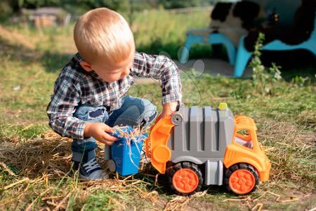Spielzeugautos und Simulator - Müllwagen Power Worker BIG mit Mülleimer und beweglichen Teilen - Gummiräder ab 2 Jahren_1