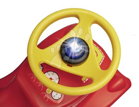 Asamblează-ți jucăriile după placul tău - Babytaxiu mașinuță Bobby Car Classic Pompier BIG roșu cu sunete și lumini și autocolante în diferite limbi de la 12 luni_1