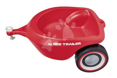 Příslušenství k odrážedlům - Přívěsný vozík oválný Neo Trailer BIG červený k odrážedlům BIG New&Classic&Neo&Next&Scooter od 12 měsíců_1