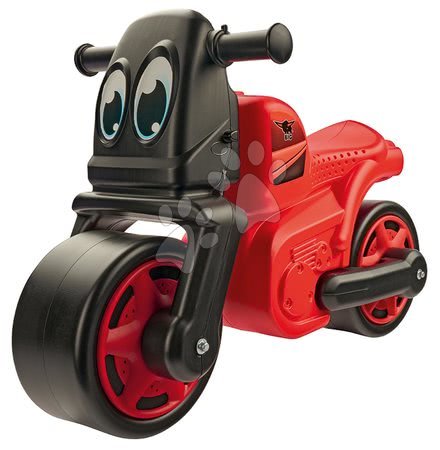 Vozidlá pre deti v extra zľavách - Odrážadlo motorka Racing Bike Red BIG a široké stabilné kolesá od 18 mes