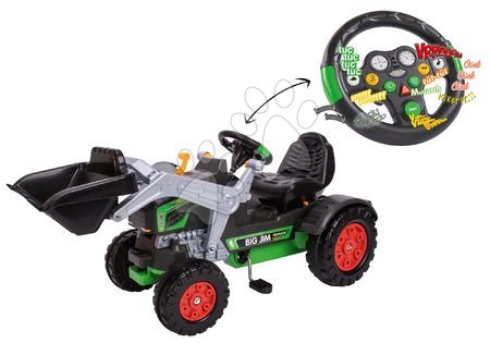 Vehicule cu pedală pentru copii - Tractor încărcător frontal BIG - 4
