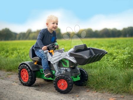 Vehicule cu pedală pentru copii - Tractor încărcător frontal BIG - 7
