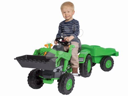 Pedálos gyermekjárművek - Szett pedálos traktor Jim Loader BIG - 11
