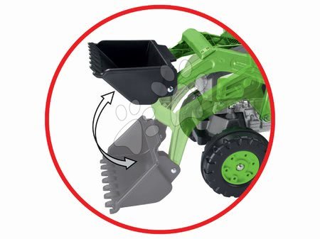 Otroška vozila na pedala - Traktor na pedala Jim Loader BIG - 12