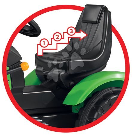 Otroška vozila na pedala - Traktor Maxi John XL BIG - 3