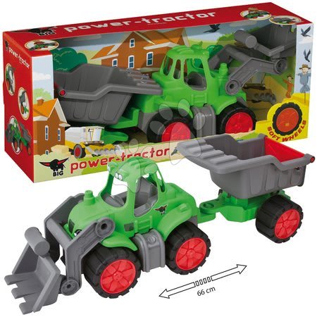 Tretfahrzeuge Sets für Kinder - Trettraktor-Set Jim Loader BIG  - 22