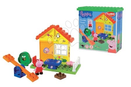 Stavebnice a kocky - Stavebnica Peppa Pig v záhradke PlayBIG Bloxx BIG_1