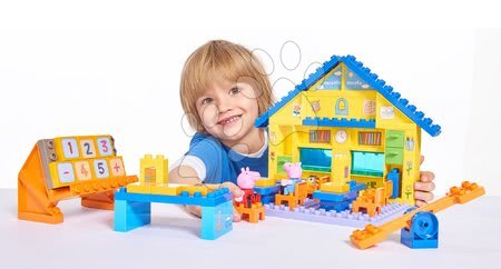 Dětské stavebnice - Stavebnice Peppa Pig ve škole s násobilkou PlayBIG Bloxx BIG s 2 figurkami 87 dílů od 1,5–5 let_1
