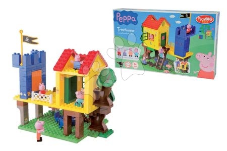 Stavebnice BIG-Bloxx jako lego - Stavebnice Peppa Pig v domku na stromě PlayBIG Bloxx BIG - 3