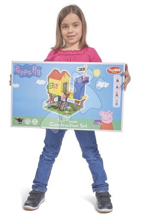 Stavebnice BIG-Bloxx jako lego - Stavebnice Peppa Pig v domku na stromě PlayBIG Bloxx BIG - 7