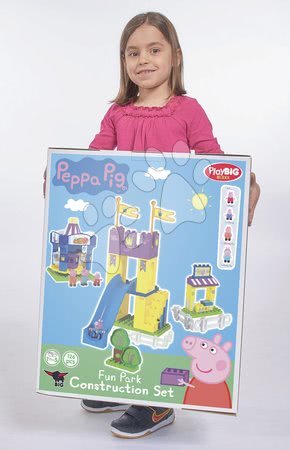 Építőjátékok BIG-Bloxx mint lego - Építőjáték Peppa Pig vidámparkban PlayBIG Bloxx BIG  - 4