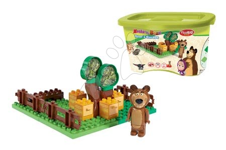 Építőjátékok BIG-Bloxx mint lego - Építőjáték Mása és a medve a kertecskében PlayBIG Bloxx BIG  - 3