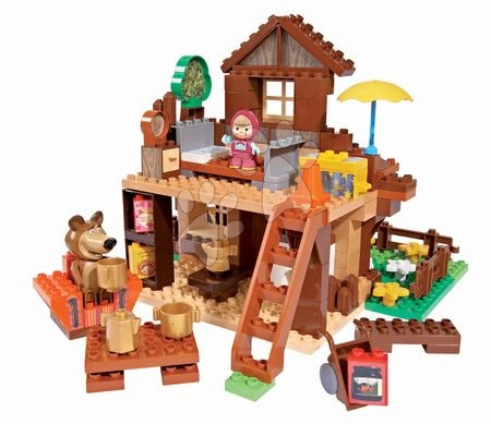 Jucării de construit BIG-Bloxx ca și lego - Joc de construit PlayBIG Bloxx Maşa şi ursul BIG - 1