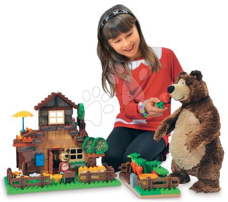Jucării de construit BIG-Bloxx ca și lego - Joc de construit PlayBIG Bloxx Maşa şi ursul BIG - 6