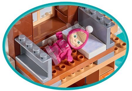 Stavebnice BIG-Bloxx jako lego - Stavebnice Máša a medvěd na chalupě Bloxx BIG  - 6