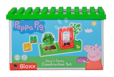 Klocki BIG-Bloxx jak lego  - Zestaw budowlany Świnka Peppa na huśtawce PlayBIG Bloxx BIG - 2