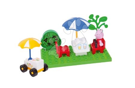 Jocuri de construit - Joc de construit Peppa Pig în gelaterie PlayBIG