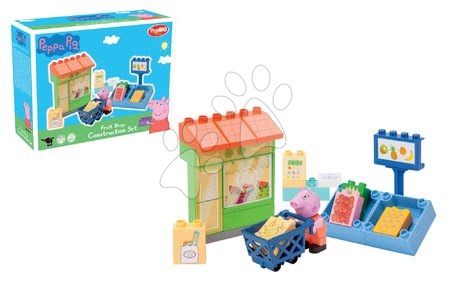 Stavebnice BIG-Bloxx jako lego - Stavebnice Peppa Pig v obchodě s ovocem PlayBIG Bloxx BIG  - 1