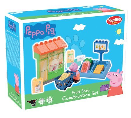 Stavebnice BIG-Bloxx jako lego - Stavebnice Peppa Pig v obchodě s ovocem PlayBIG Bloxx BIG  - 2