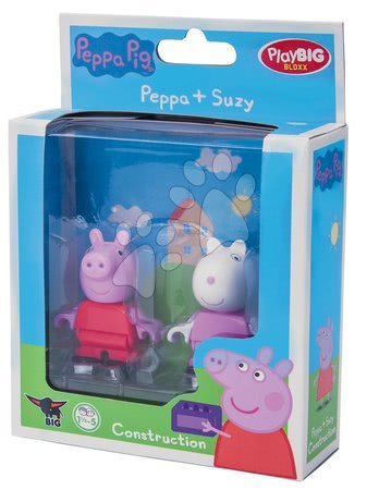Kocke BIG-Bloxx kot lego - Otroške figurice Peppa Pig in zajček Suzi PlayBIG - 1