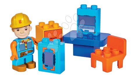 Stavebnice BIG-Bloxx jako lego - Set 3 stavebnic Bořek Stavitel na staveništi PlayBIG - 2