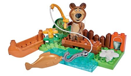 Kocke BIG-Bloxx kot lego - Kocke Maša in medved PlayBIG - 1