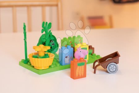 Stavebnice BIG-Bloxx ako lego - Stavebnica Peppa Pig Basic Sets II. PlayBIG Bloxx s figúrkou na záhrade od 18 mes_1