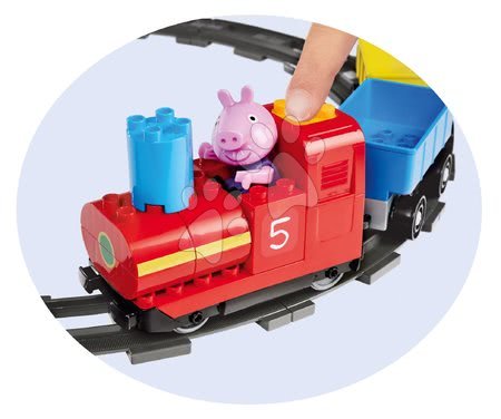 Stavebnice BIG-Bloxx jako lego - Stavebnice Peppa Pig Train Fun PlayBIG Bloxx - 2