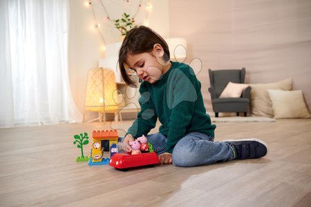 Építőjátékok BIG-Bloxx mint lego - Építőjáték Peppa Pig Family Car PlayBig Bloxx BIG - 3