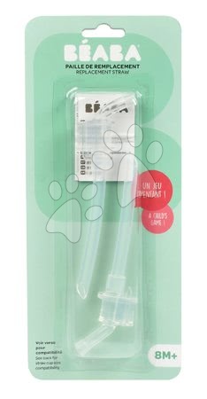 Gyerek itatópoharak - Pót szívószálak 240 ml térfogatú Bidon Beaba ivó palackhoz - 1