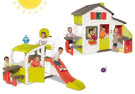 Case con struttura d'arrampicata - Set casetta Friends Smoby - 12