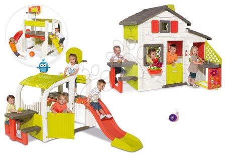 Case con struttura d'arrampicata - Set casetta Friends Smoby - 33