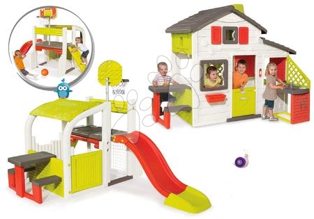 Case con struttura d'arrampicata - Set casetta Friends Smoby - 32