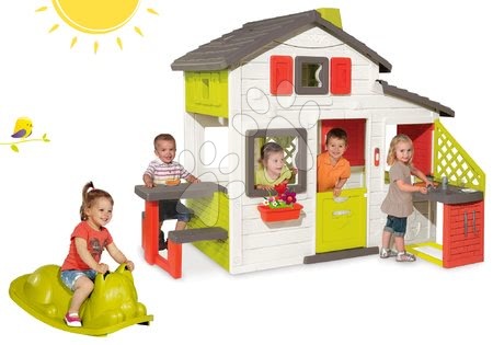 Kućice s ljuljačkom - Set kućica Prijatelja Smoby
