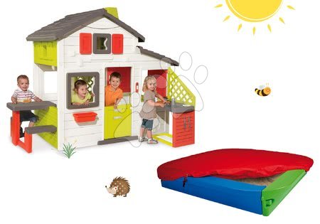 Domečky s pískovištěm - Set domeček Přátel s kuchyňkou Smoby - 1