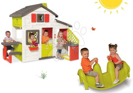 Domečky s houpačkou - Set domeček Přátel Smoby - 27