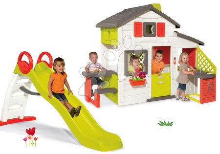 Playhouses with slide - Smoby Friends Playhouse Set - 34