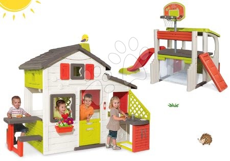 Case con struttura d'arrampicata - Set casetta Friends Smoby - 34
