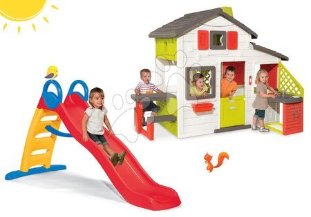 Domečky se skluzavkou - Set domeček Přátel s kuchyňkou Smoby - 8