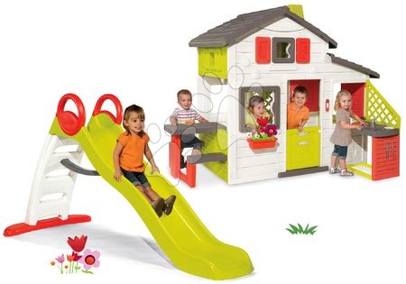 Domečky se skluzavkou - Set domeček Přátel s kuchyňkou Smoby - 31