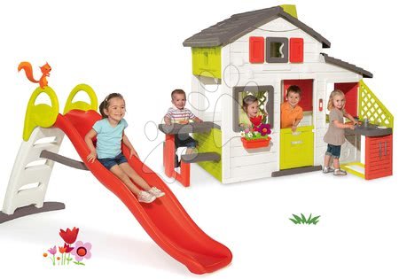 Domečky se skluzavkou - Set domeček Přátel s kuchyňkou Smoby - 33