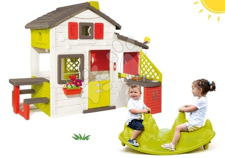 Domečky s houpačkou - Set domeček Přátel Smoby - 14