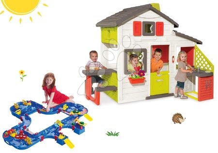 Spielhäuser mit Wasserrutsche - Set Häuschen der Freunde von Smoby - 28
