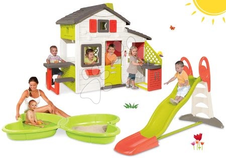 Kućice s toboganom  - Set kućica Prijatelja Smoby - 46